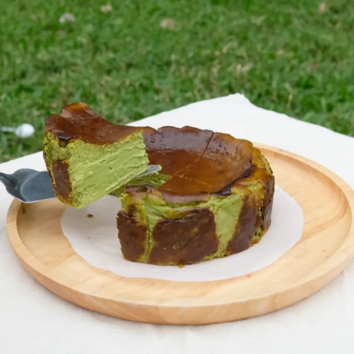 Matcha cheesecake — cùi dìa